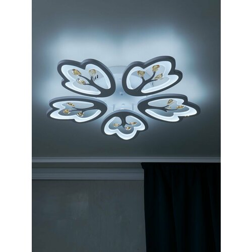 Люстра потолочная светодиодная с пультом для зала