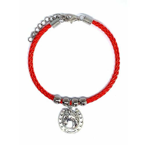 Браслет-нить, бронзит, размер 20 см, коричневый