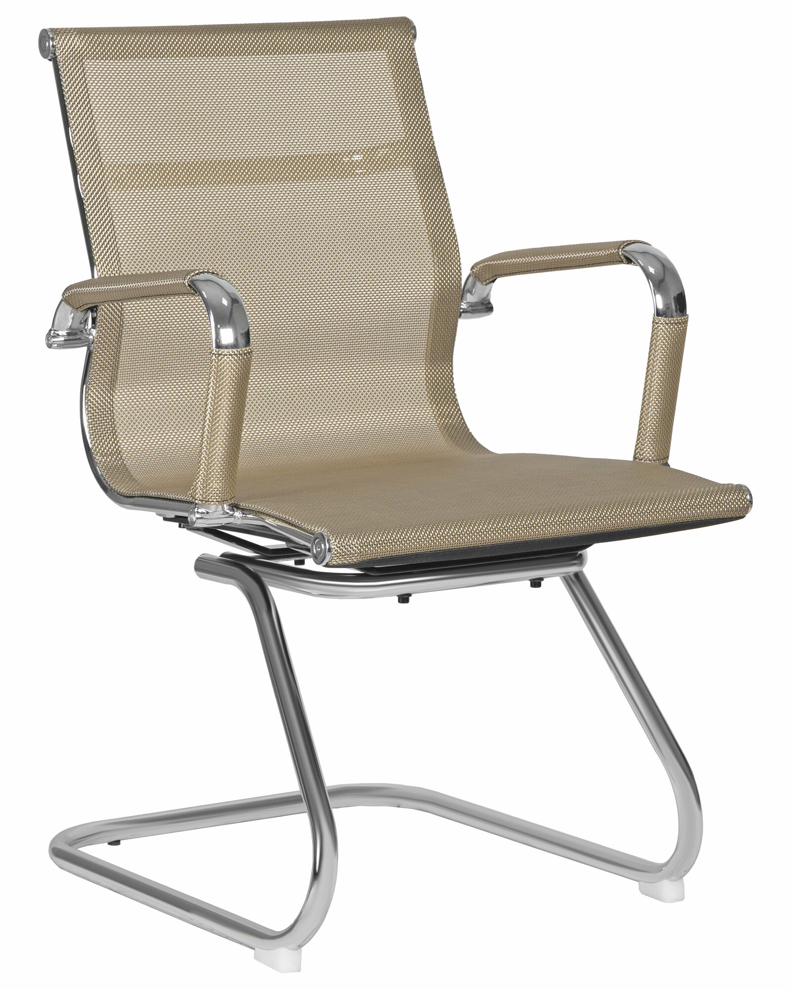 Офисное кресло для посетителей DOBRIN CODY MESH, LMR-102N_Mesh, бежевый (22039)
