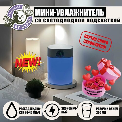 Мини лампа светодиодный увлажнитель воздуха в подарок для дома 55000₽