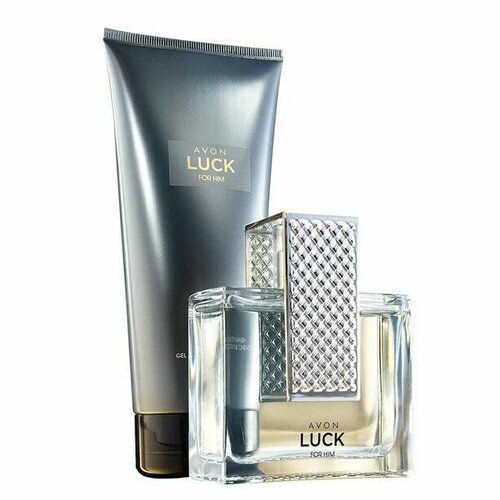 AVON Набор мужской Luck (туалетная вода 75мл + Шампунь-гель 200 мл)