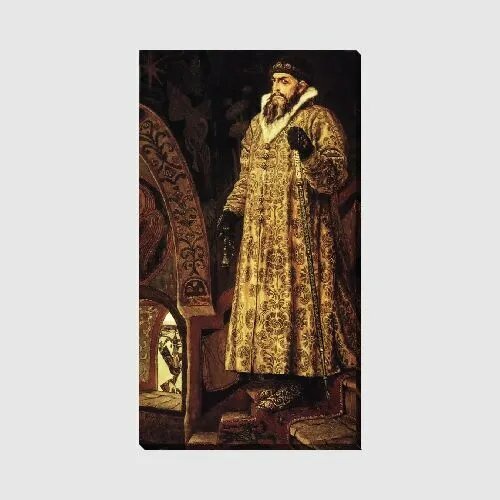 Картина на холсте Царь Иван Васильевич Грозный Васнецов Викт