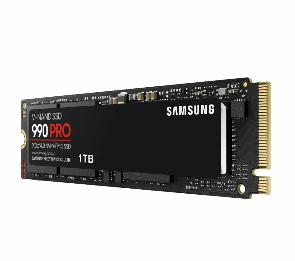 Внутренний SSD диск SAMSUNG 990 PRO 1TB, M.2 (MZ-V9P1T0BW) — фото 1