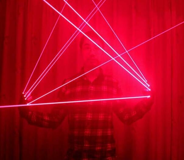 Лазерная перчатка Sky Disco Laser Gloves Red Right, красный светодиод — фото 1