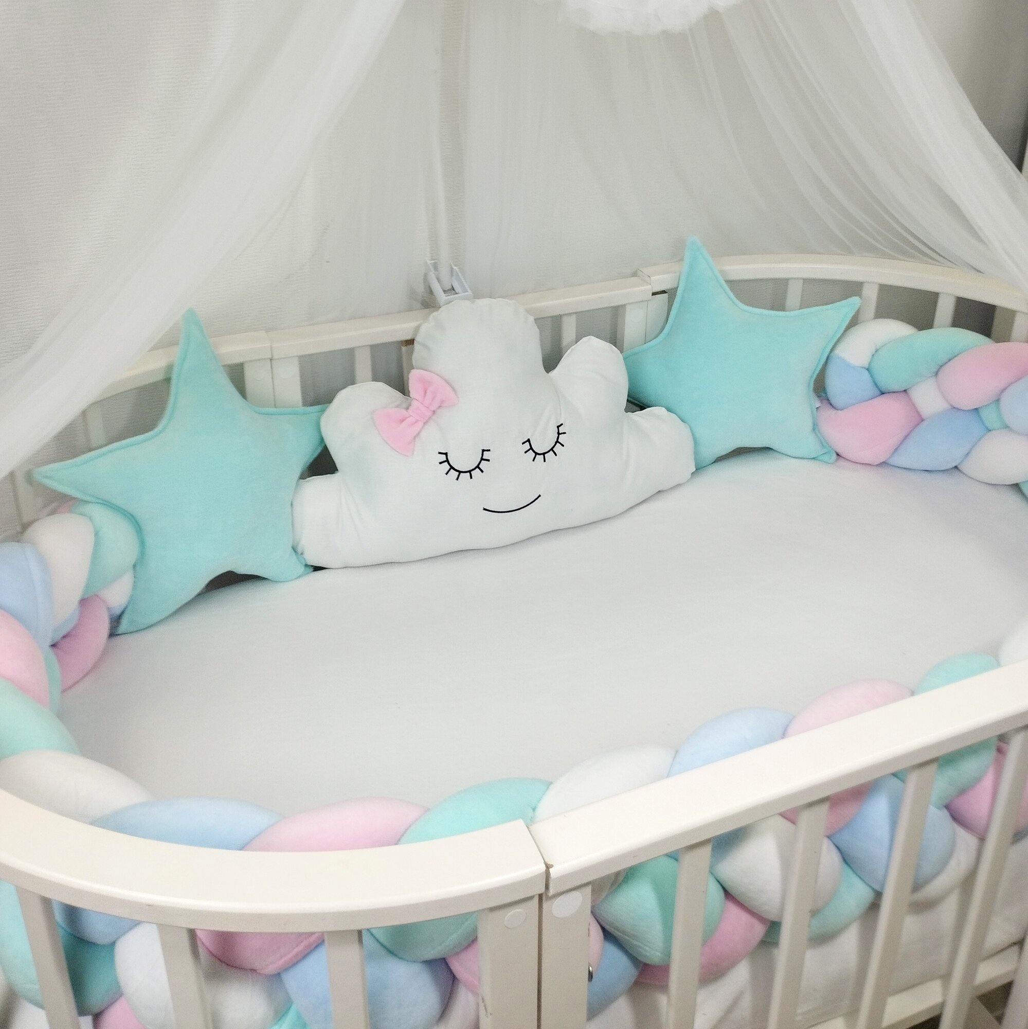 Комплект бортиков коса и игрушки