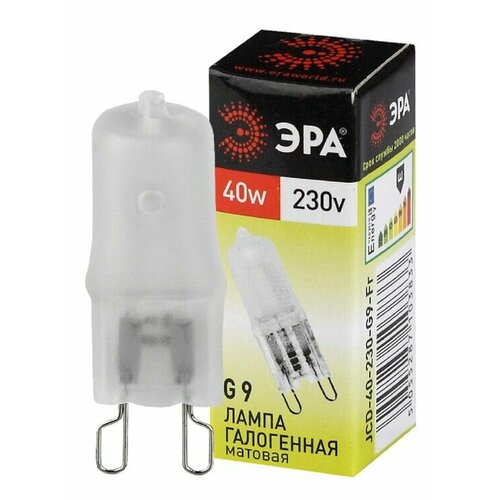 Лампа галогенная G9-JCD-40-230V-Fr 40Вт капсула G9 230В Эра, ЭРА C0027368 (1 шт.) ERA