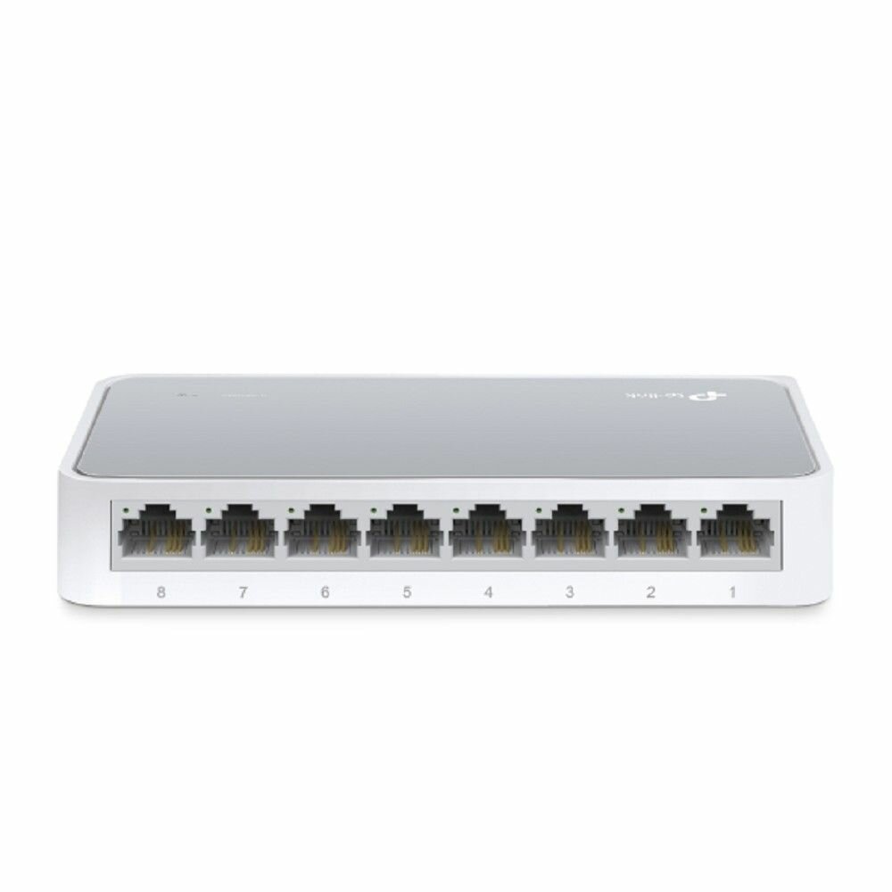 Коммутатор TP-Link TL-SF1008D неуправляемый 8xRJ45 100Мбит/с с поддержкой автосогласования и авто-MDI/MDIX