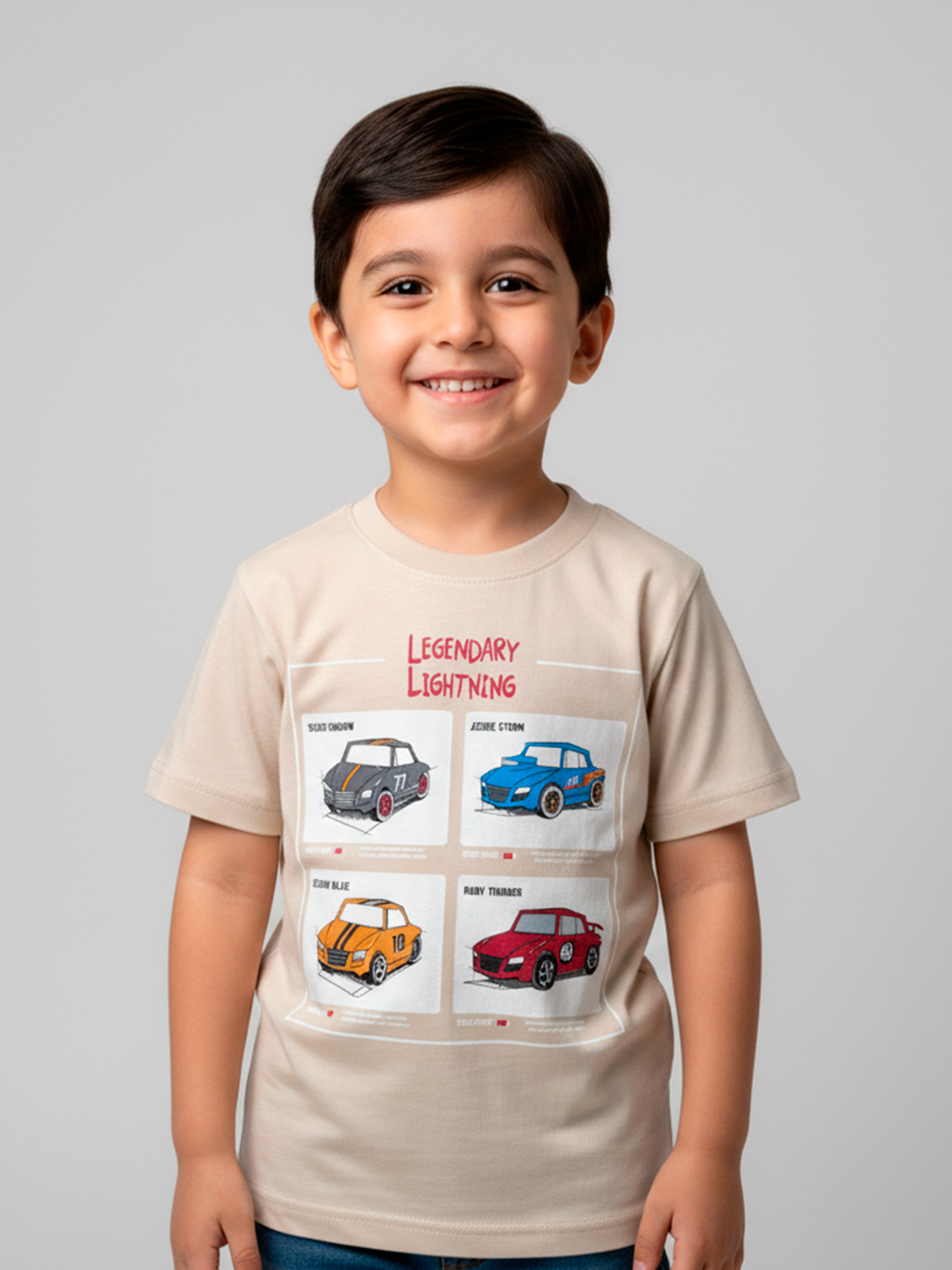 Футболка neo, размер 92, бежевый — фото 1