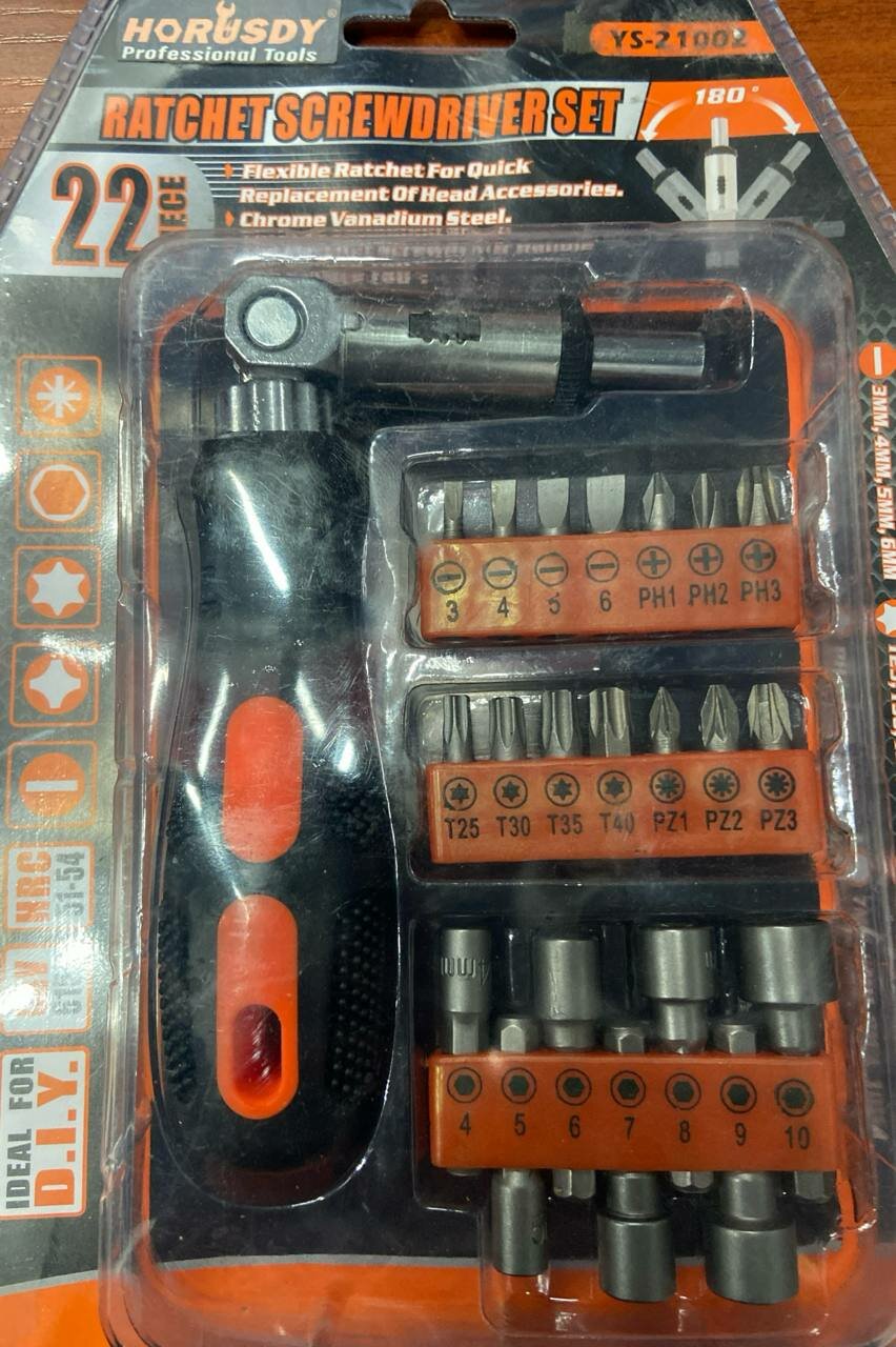 HORUSDY Набор отвертка YS-21002 22шт