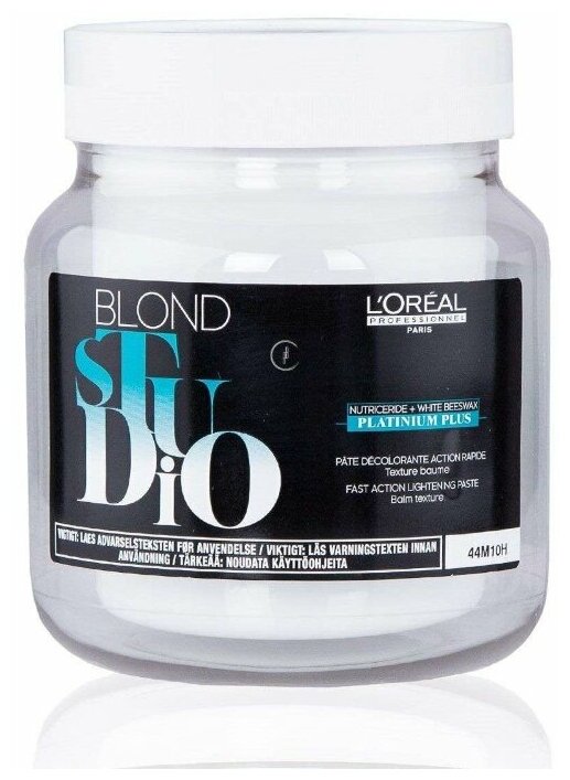 Обесцвечивающая паста L`oreal Professionnel Blond Studio Platinum Plus, 500 г