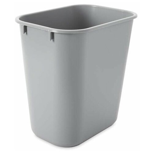 фото Корзина для мусора прямоугольная офисная soft wastebaskets 12,9 л., серый, rubbermaid rubbermaid commercial products