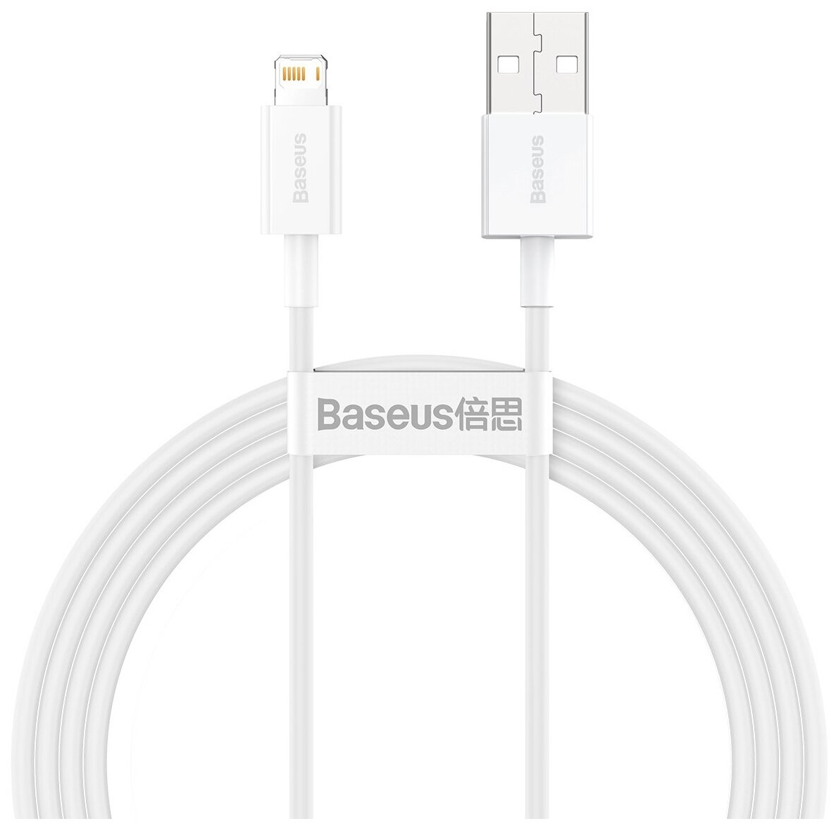 Аксессуар Baseus Superior Series Fast Charging Data Cable USB - Lightning 2.4A 1.5m White CALYS-B02