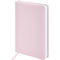 Ежедневник-планер (планинг), записная книжка, блокнот недатированный А5 138x213 мм Brauberg Profile балакрон, 136 л, светло-розовый, 111661