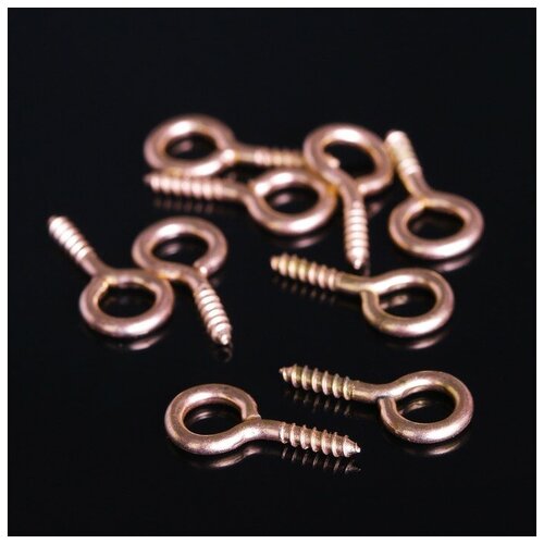 Держатель для кулона винтовой СМ-936 набор 10шт 1407015см цвет меди 159₽