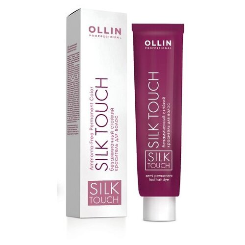 Краска для волос Ollin Professional Silk Touch Краситель безаммиачный, стойкий 60 мл, Цвет 10/21 светлый блондин фиолетово-пепельный be hair be color 12 minute перманентный безаммиачный краситель для волос 9 1 очень светлый блондин пепельный