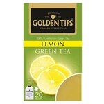 Чай индийский зеленый с лимоном / Lemon Green Envelope Tea, Golden Tips Lemon Green Tea, пакетики, 20 шт. - изображение