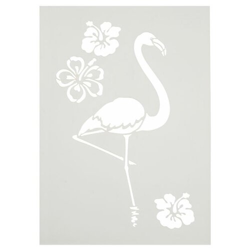 Трафарет Фламинго и цветы EFCO А4 9320833