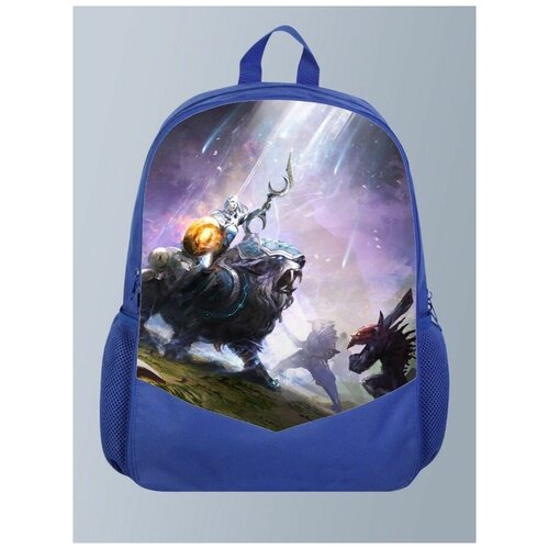 фото Голубой рюкзак с принтом игра дота dota, moba - 155 brutbag