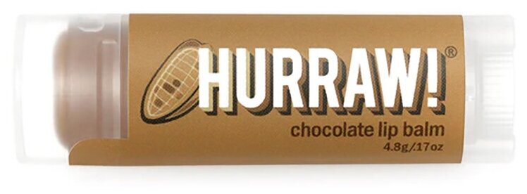 Hurraw! Бальзам для губ Chocolate Lip Balm Шоколад