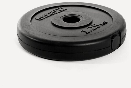 Изображение товара Диск пластиковый Basefit Bb-203 D=26 мм, черный, 1,25 кг
