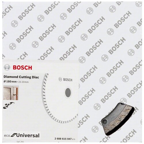 BOSCH Eco for Universal 2608615047, 180 мм, 10 шт. диск алмазный bosch eco universal 125х22 2х2 0 мм сегментный