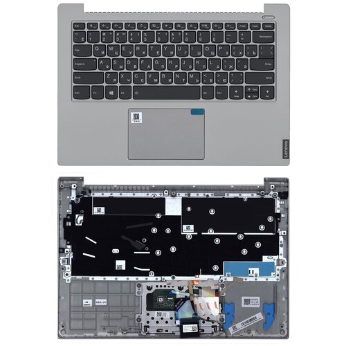 Клавиатура для ноутбука Lenovo IdeaPad S340-14 топкейс silver 5250₽