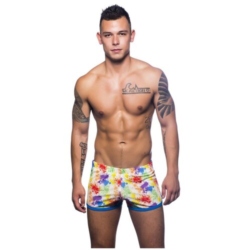 фото Шорты спортивные "pride splash jogger shorts" / andrew christian / радужный / размер l