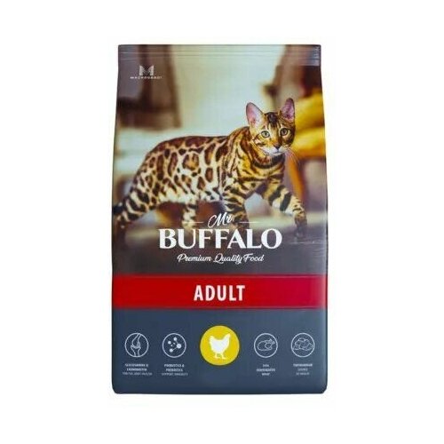 Mr.Buffalo сухой корм для взрослых кошек, курица