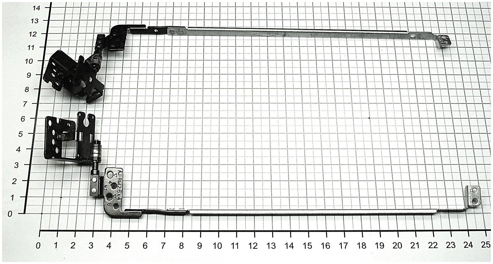 Петли для ноутбука Dell 14R N4110 p/n: FBR01016010 FBR01017010