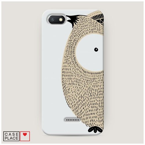 фото Чехол пластиковый xiaomi redmi 6a сова один глаз case place
