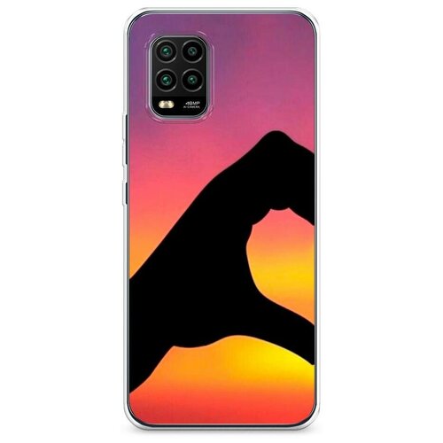 фото Силиконовый чехол "руки на закате 1" на xiaomi mi 10 lite / сяоми ми 10 лайт case place