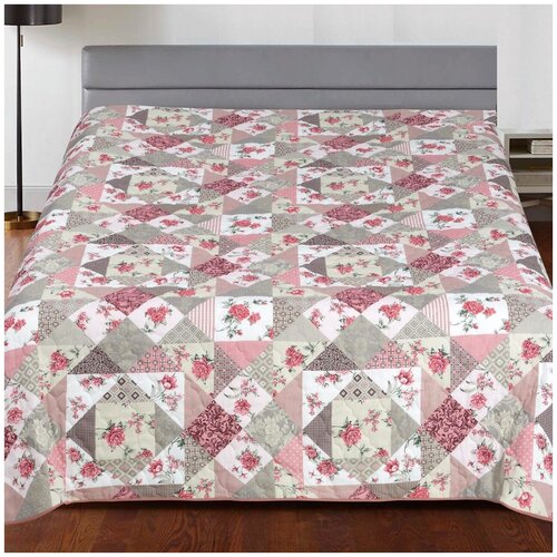 Покрывало 200х215 бязь Лоскутная мозаика