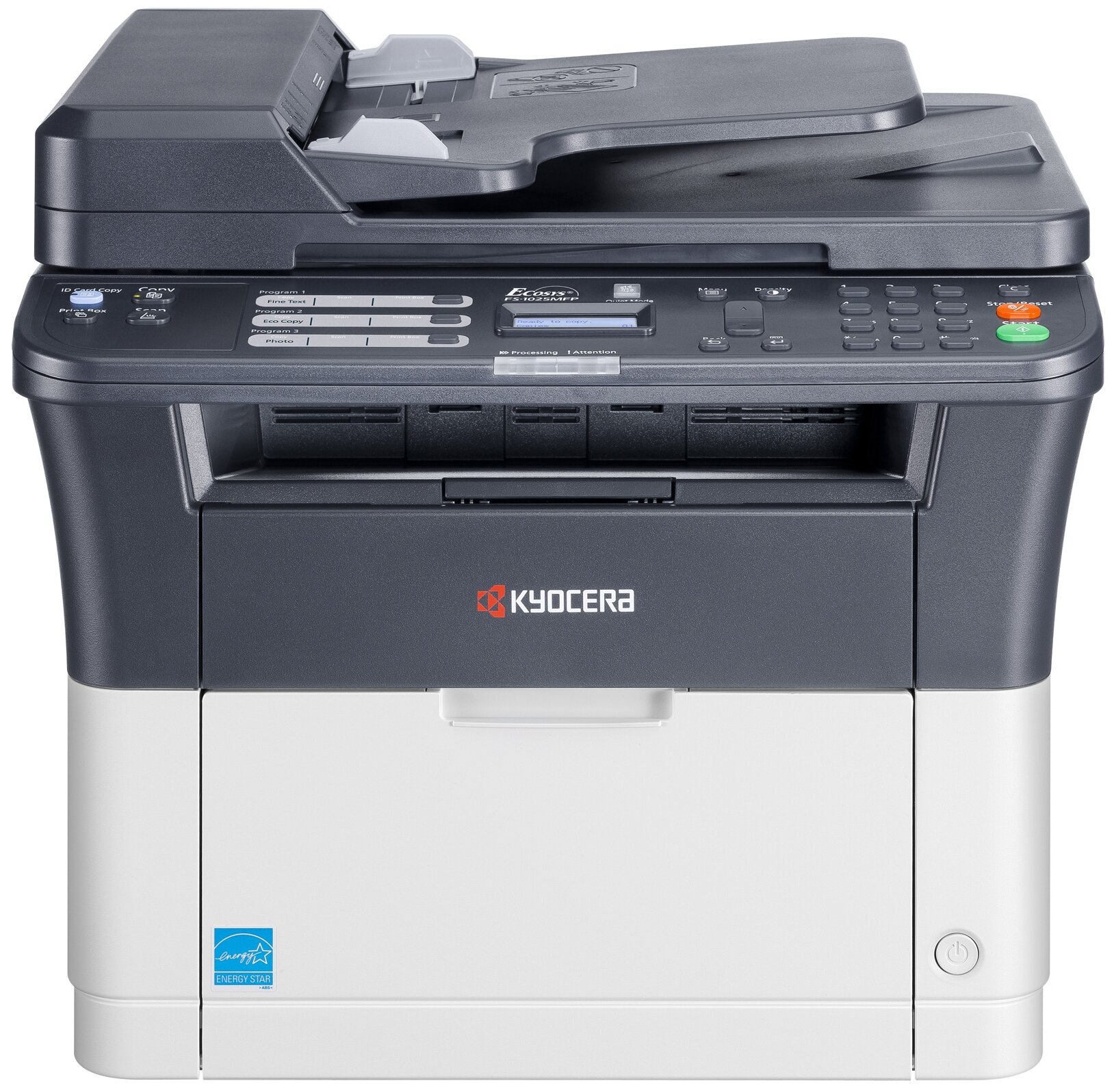 МФУ лазерное KYOCERA FS-1125MFP, ч/б, A4, белый/черный