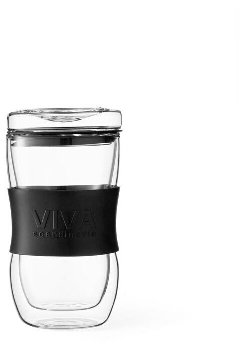 Чайная кружка Minima объем 400 мл, материал стекло + силикон, VIVA Scandinavia, Дания, V22001