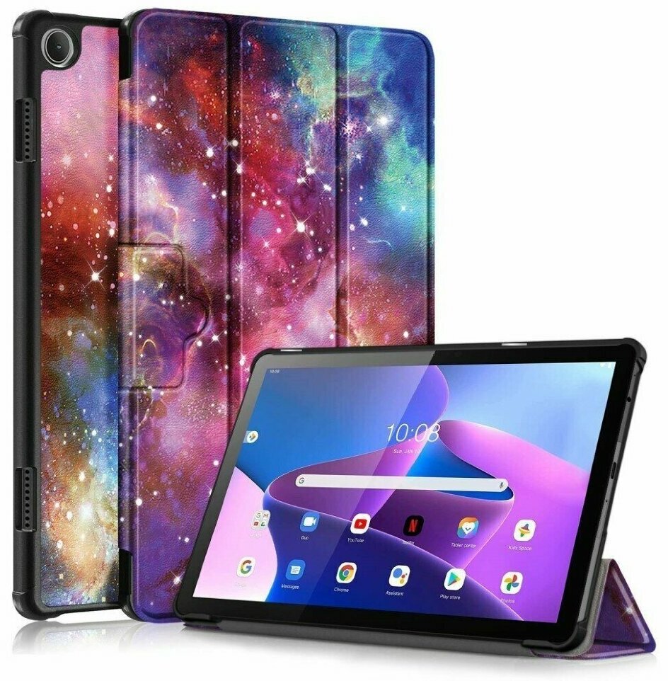 Чехол Smart Case для Lenovo Tab M10 Gen 3 TB328FU - 10,1 дюйм (Galaxy)