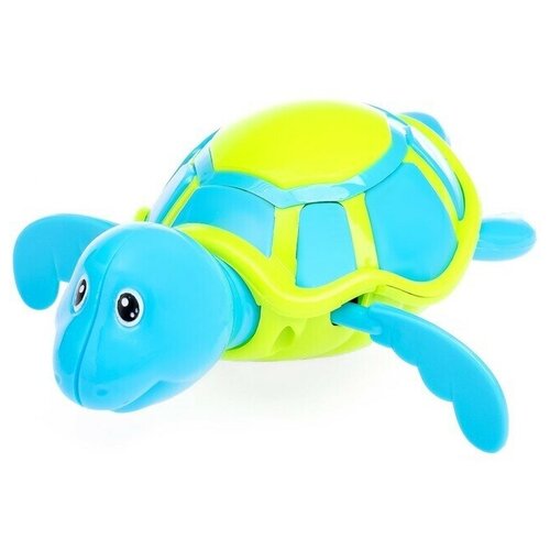 черепашка заводная водоплавающая игрушка для ванной для детей от 6ти месяцев Игрушка заводная водоплавающая Черепашка