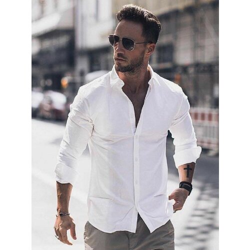 фото Рубашка мужская uomo d`oro хлопок, размер 54/182-188, цвет жаккард бежевый. uomo d'oro