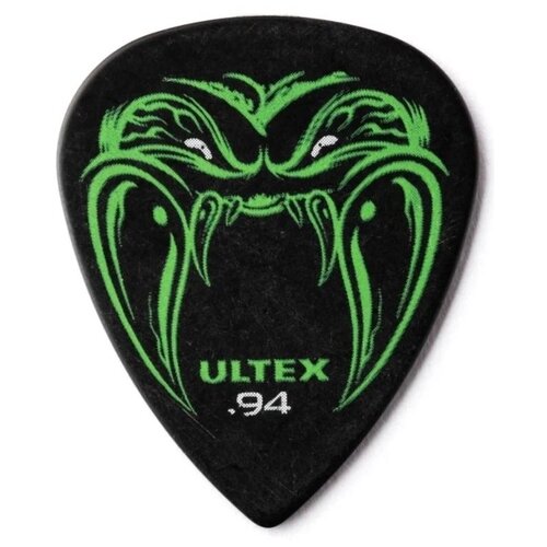 Dunlop PH112P.94 Black Fang черный/зеленый 6 dunlop гитарные медиаторы james hetfield подписи черный клык ultex плектр медиатор 0 73 0 94 1 14 мм гитарные аксессуары