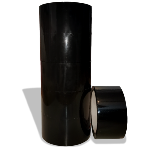 Клейкая черная лента 6 шт в упаковке 48 мм 50 м трансфер лента клеевая двухстороний скотч 6 мм упаковка 20 метров