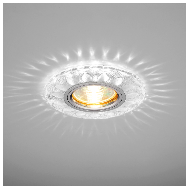 Светильник потолочный из полимера, прозрачный Emilia LED 51 1 70 MR16+LED - фотография № 9