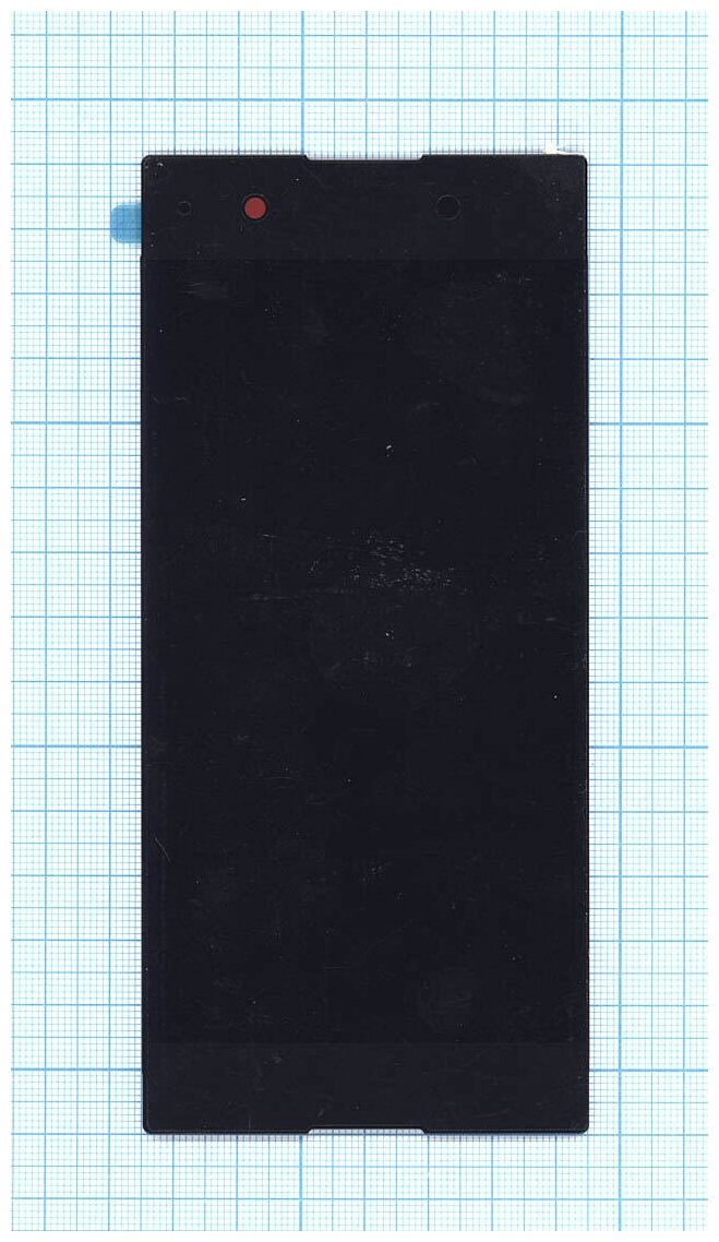 Дисплей (экран) в сборе с тачскрином для Sony Xperia XA1 Plus черный