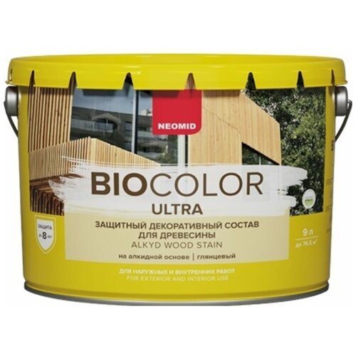 Пропитка NEOMID BIO COLOR ULTRA NEW 2020 биоцидная пропитка neomid decor bio color ultra 0 9 л бесцветный