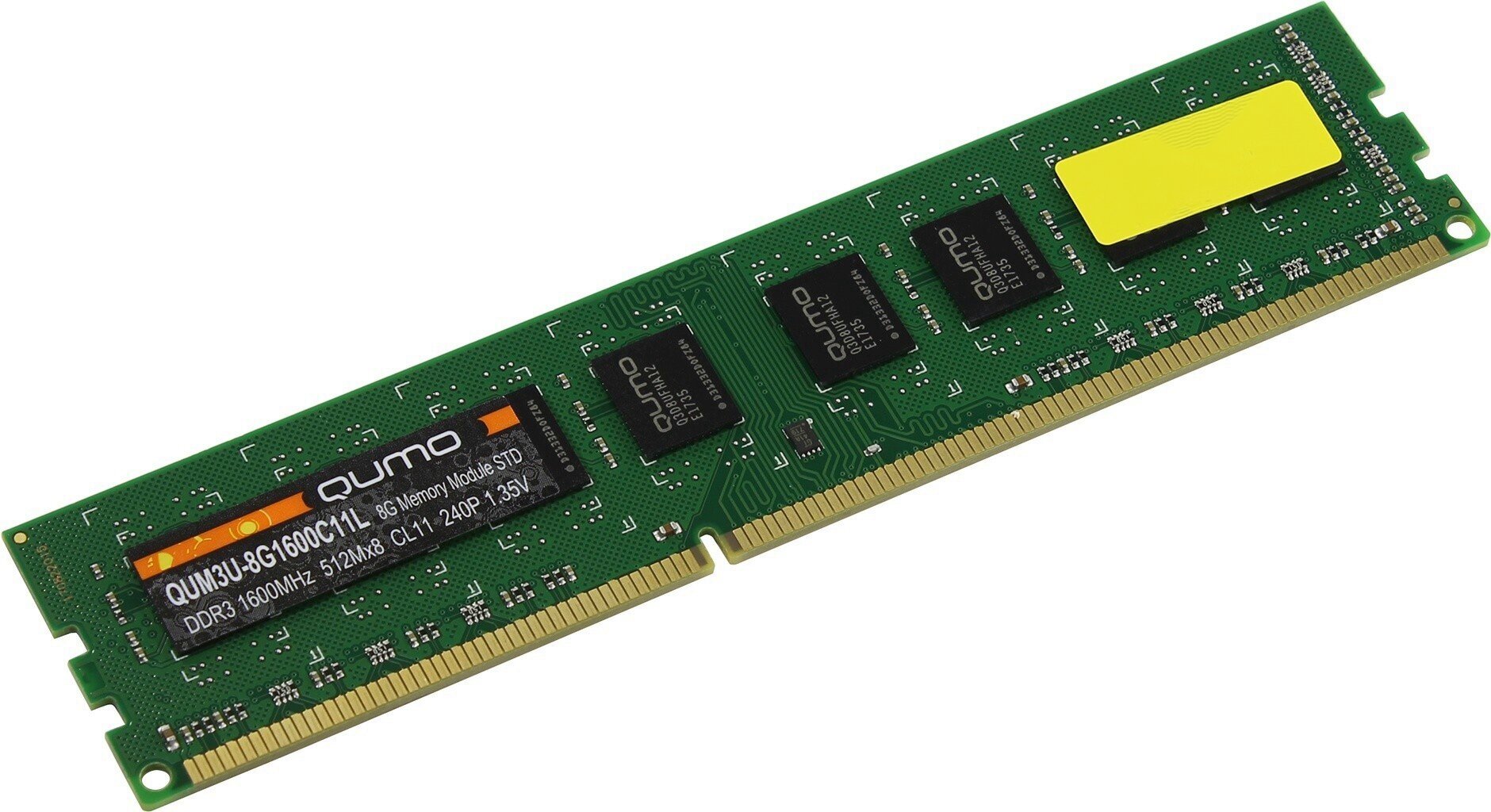 Оперативная память DIMM Qumo 8GB DDR3-1600 (QUM3U-8G1600C11L)