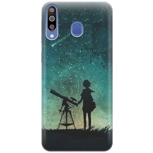 фото Gosso ультратонкий силиконовый чехол-накладка для samsung galaxy m30 с принтом "загадай желание"