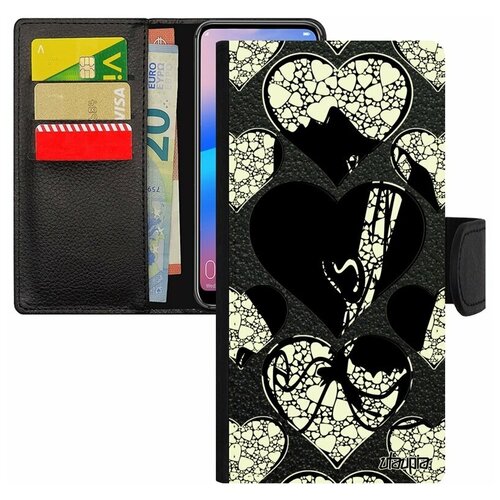 фото Чехол-книжка для смарфона xiaomi redmi 6a, "флаг корсики с сердцем" любовь патриот utaupia