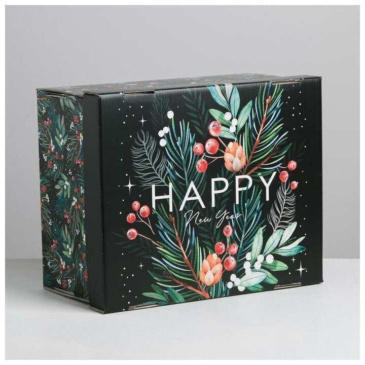 Складная коробка «Волшебного нового года» 30 × 24.5 × 15 см / Новый год