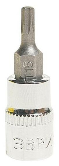 Бита-головка 1/4" TORX T15х37мм эврика ER-93203