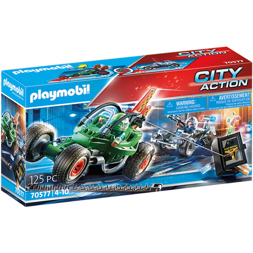 Конструктор Playmobil Побег от полиции на картинге, 70577