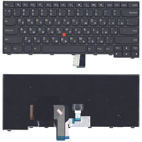 Клавиатура для ноутбука Lenovo ThinkPad T440 T440P T440S черная с трекпойнтом и подсветкой uk sp br gr it ar tr fr for lenovo t440 t440p t440s t431 e431 l440 t450s l450 l460 l470 t431s t450 e440 e431s t460 keyboard