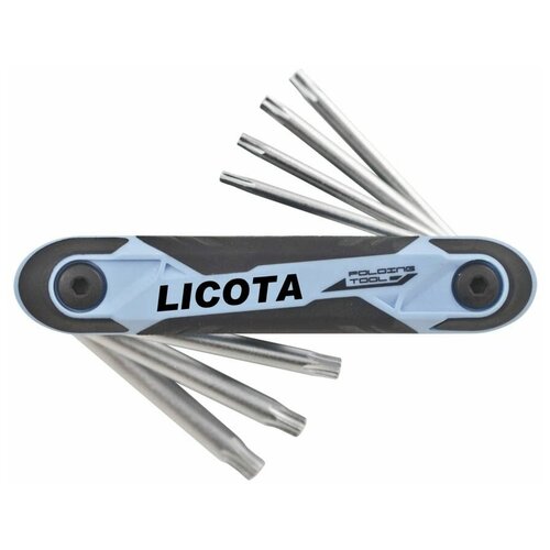 Licota FX1S071D2CV Набор складных ключей Torx, 7 пр, T10-T40